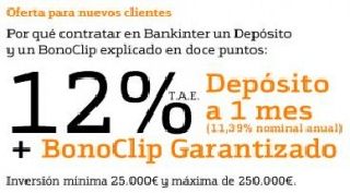 depsito a 1 mes y bono estructurado de bakinter