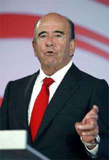 Emilio Botín presidente del banco Santander