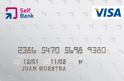 Tarjeta Visa Clásica Plata de Selfbank