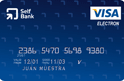 Tarjeta Visa Electro Azul de Selfbank