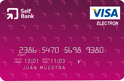 Tarjeta Visa Electrón Magenta de Selfbank