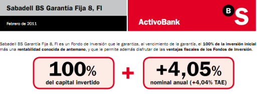 Sabadell garantia fija