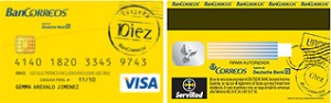 Tarjeta Visa 10 de Bancorreos