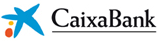 Logotipo de CaixaBank, la imagen es una estrella como laCaixa y las letras CaixaBank