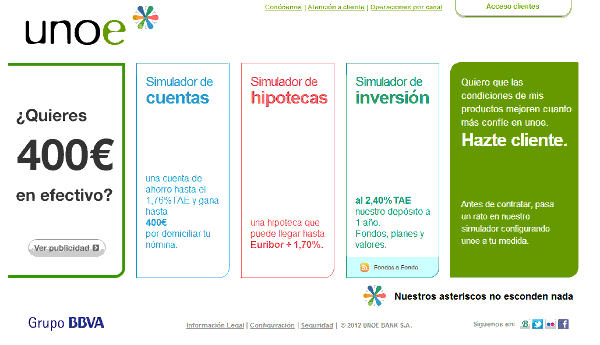 Imagen de contratación de la Cuenta de Ahorro Uno-e