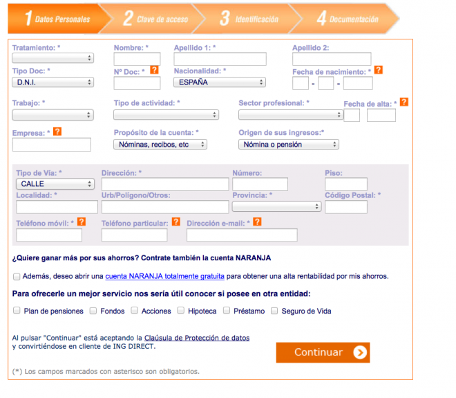 La Cuenta Sin Nómina de ING Direct