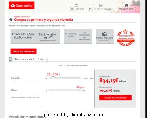 tae prestamo banco santander